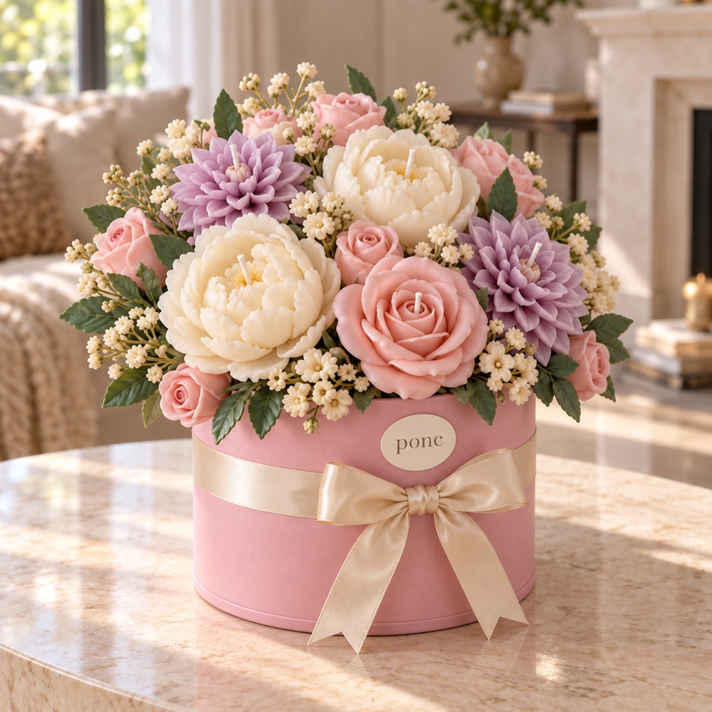 Pastel Bahçe Buketi Ponc · Farklı açı