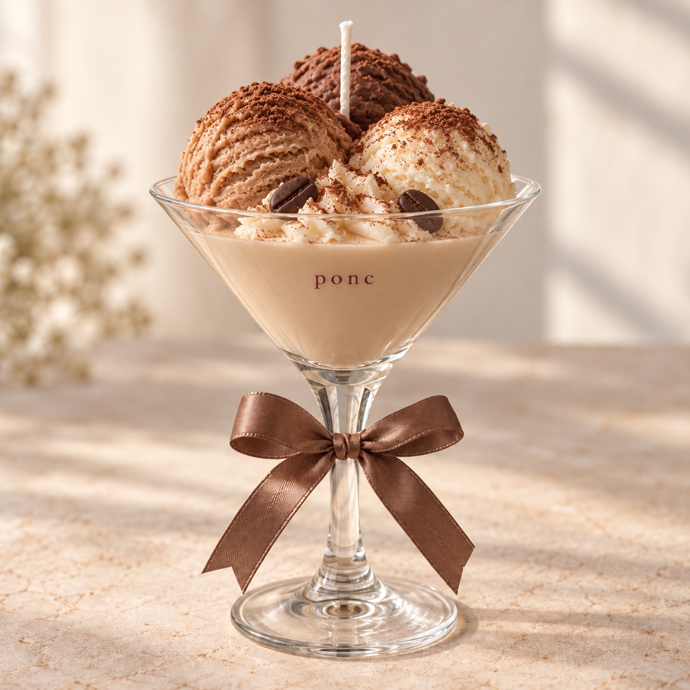Kahveli Tiramisu Dondurma Ponc · Yakın detay