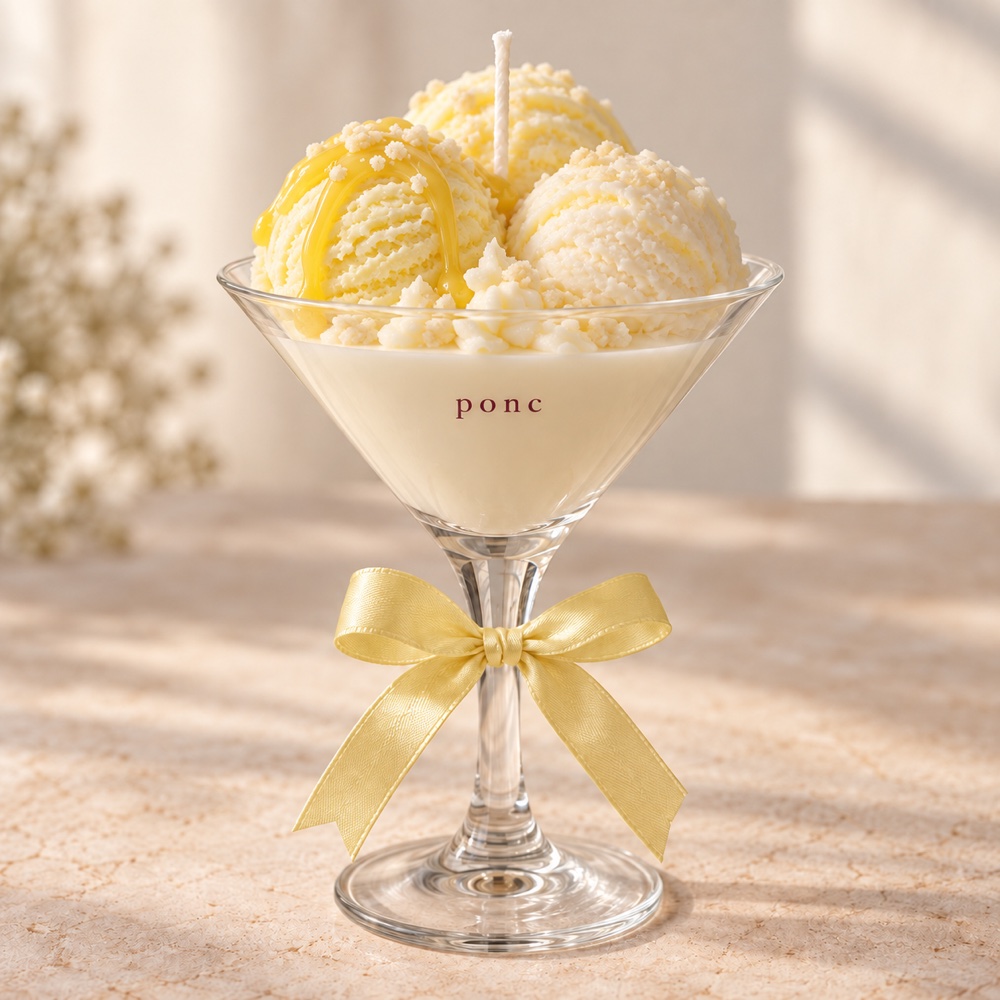 Limonlu Cheesecake Dondurma Ponc · Yakın detay