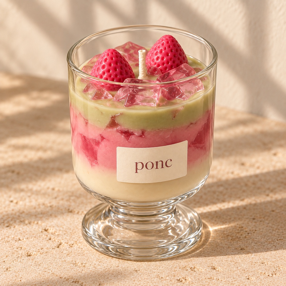 Çilekli Matcha Ponc · Farklı açı
