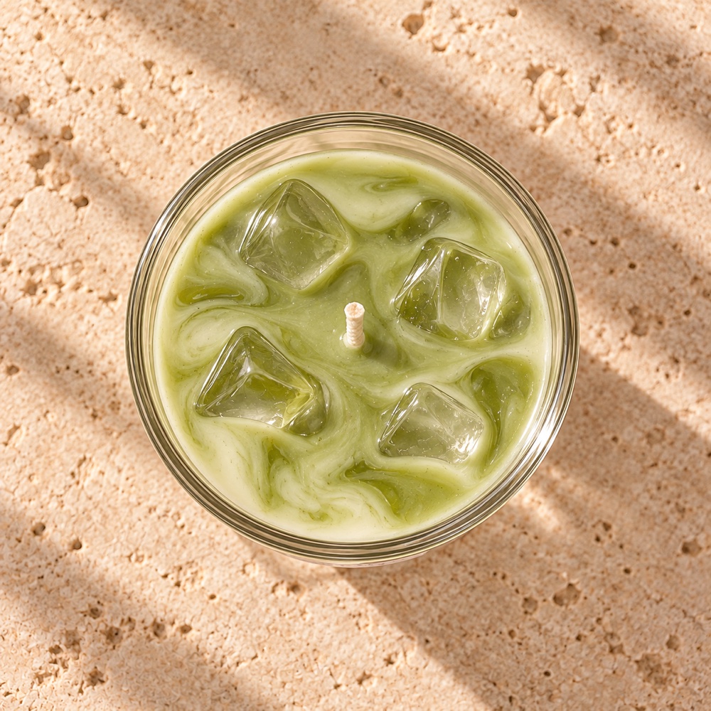 Ice Matcha Ponc · Üstten görünüm