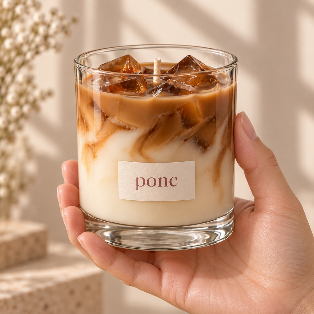 Karamel Latte Ponc · Elde görünüm