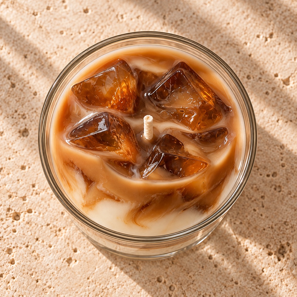 Karamel Latte Ponc · Üstten görünüm