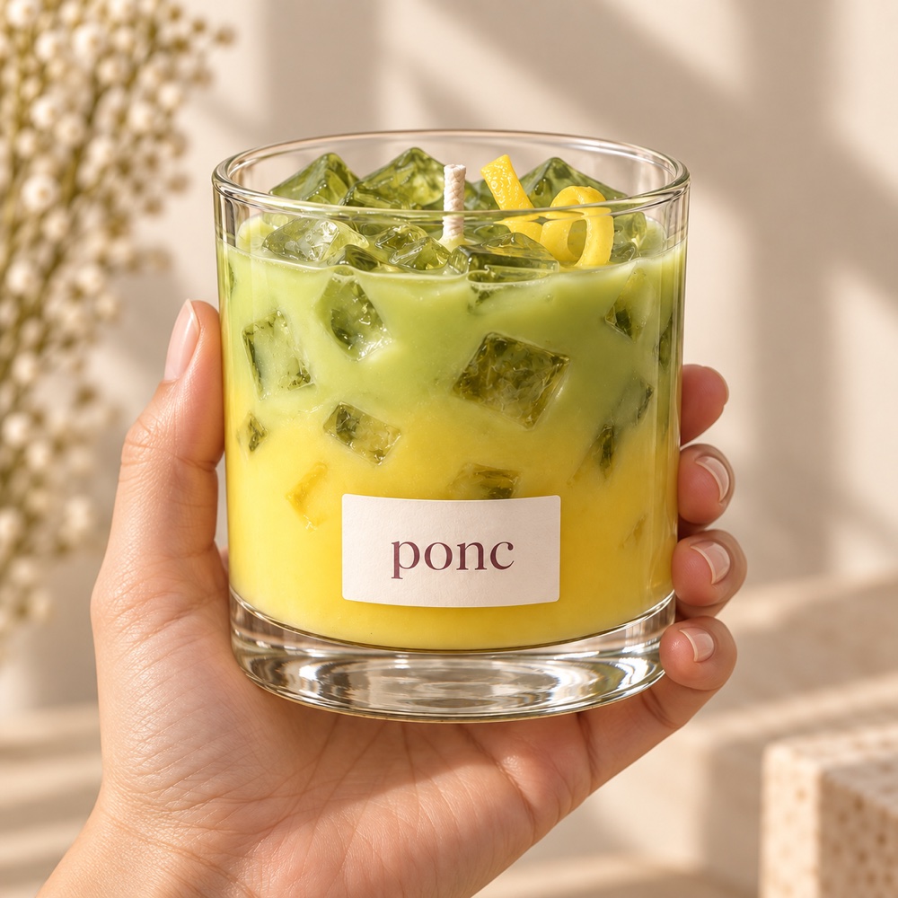 Limonlu Matcha Ponc · Elde görünüm