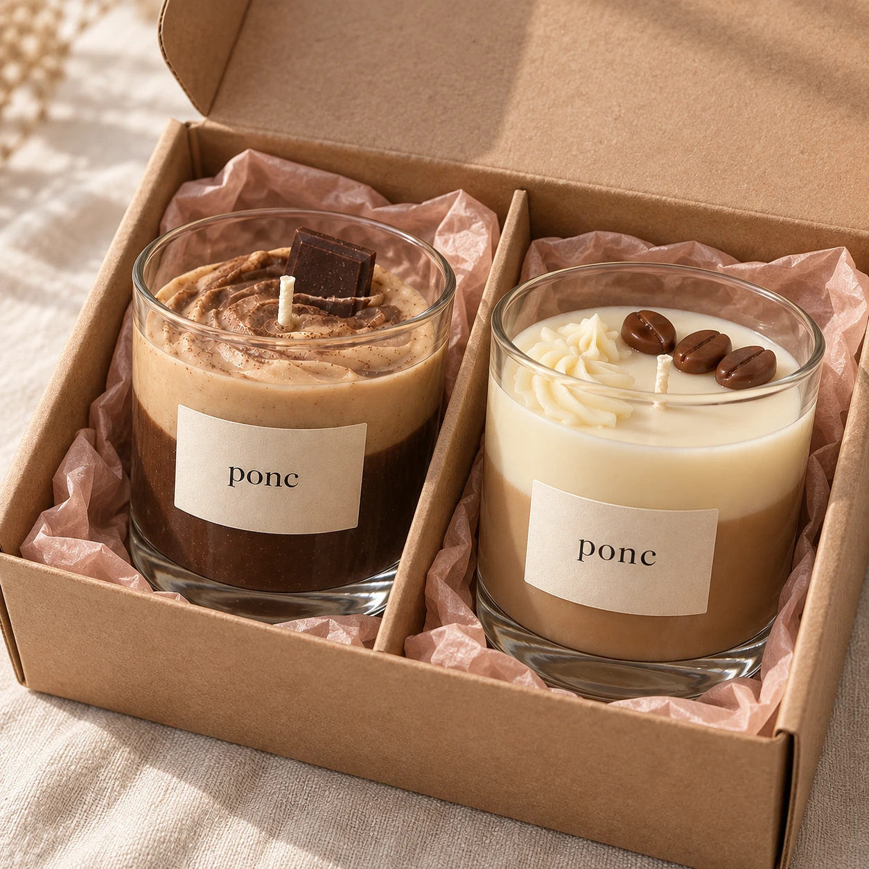 Mocha & Latte İkilisi · Kutu görünümü
