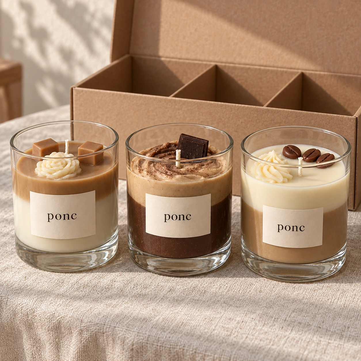 Karamel & Mocha & Latte Üçlüsü · Kutudan çıkanlar